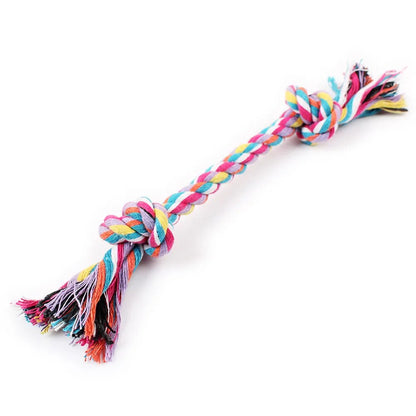 Pet Product New Pet Supplies Puppy Dog Cotton Linen Braided Bone Rope